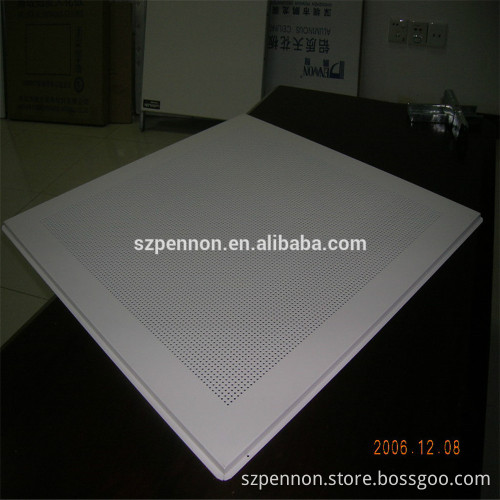 Perforated Design Aluminum Metal Square Tile Ceiling